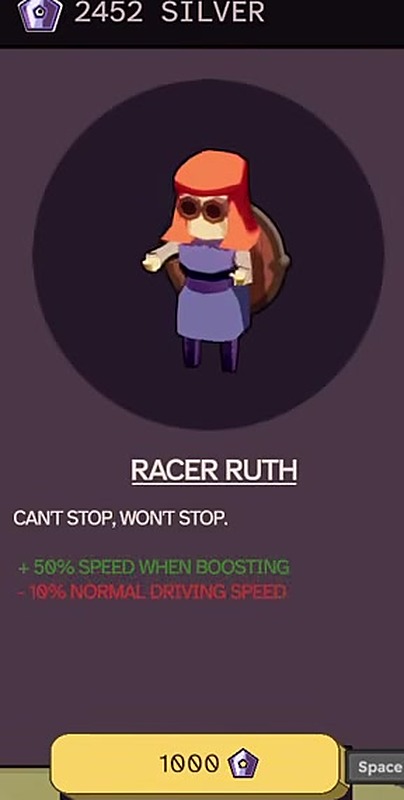 Racer Ruth captain card