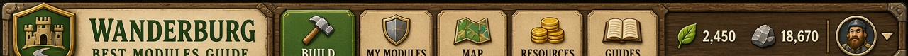 Wanderburg Best Modules Guide navigation